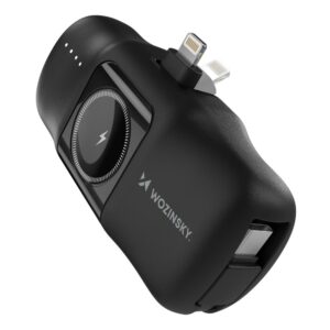 Išorinė baterija Wozinsky  Black \ Lightning (male) 