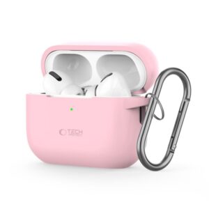 Cits mobilo telefonu aksesuārs Tech-Protect  Tech-Protect Silicone Hook Case for Apple AirPods Pro 1 / 2 - Pink 