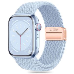 Cits mobilo telefonu aksesuārs Tech-Protect  Tech-Protect Nylonmag Strap for Apple Watch 4 / 5 / 6 / 7 / 8 / 9 / SE (38 / 40 / 41 mm) - Blue 