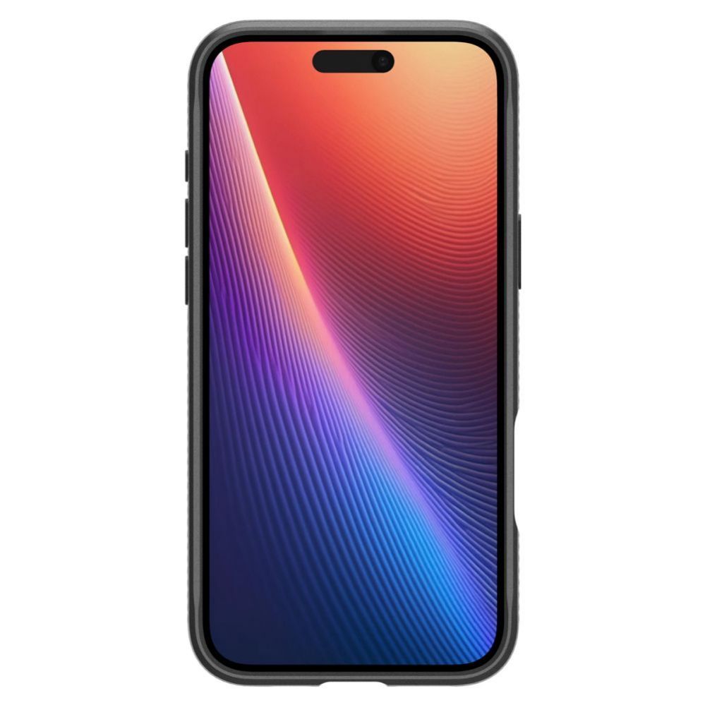 Back panel cover Spigen Spigen Rugged Armor MagSafe case for iPhone 16 - black