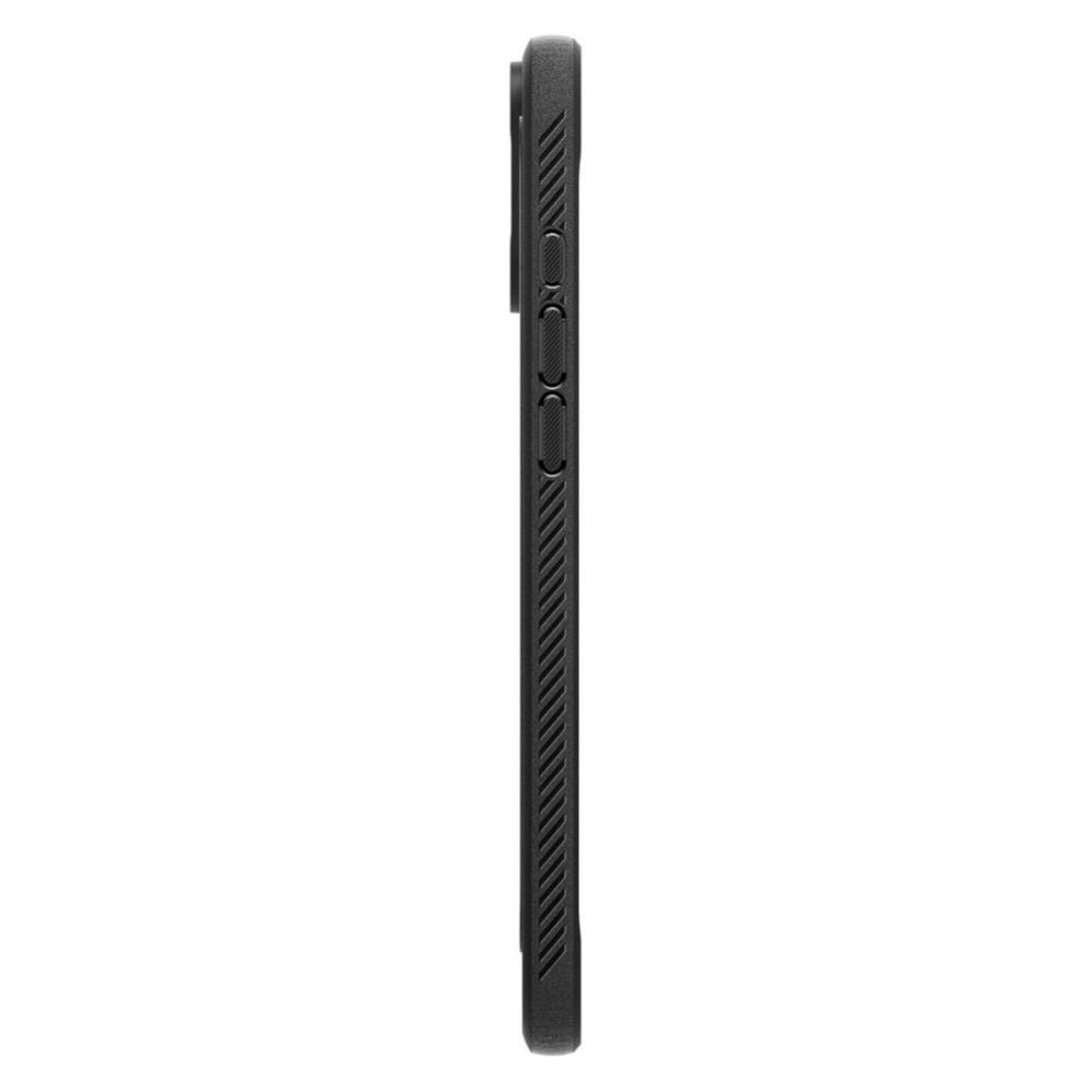 Back panel cover Spigen Spigen Rugged Armor MagSafe case for iPhone 16 - black