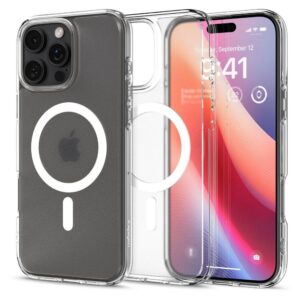Nugarėlės dėklai Spigen  Spigen Ultra Hybrid Mag Case with MagSafe for iPhone 16 Pro - Clear 