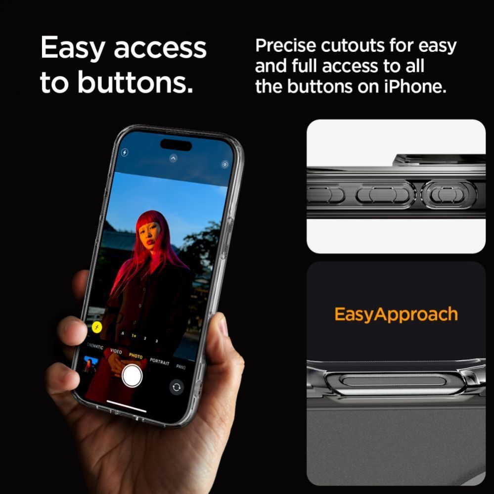 Tagakaaned Spigen Spigen Ultra Hybrid Mag Case with MagSafe for iPhone 16 Pro - Clear