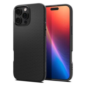 Чехол на заднюю панель Spigen  Spigen Liquid Air iPhone 16 Pro Case - Black 