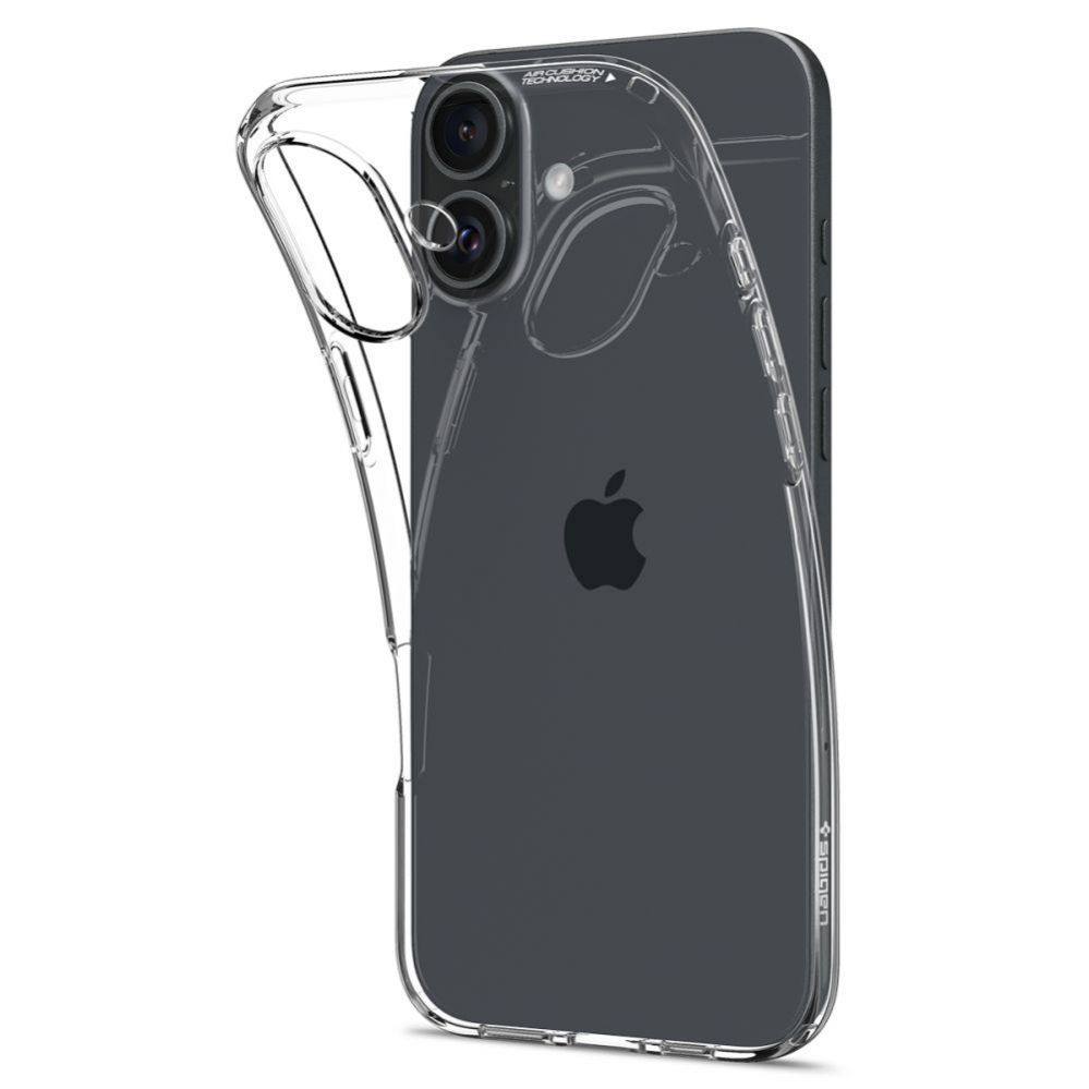 Aizmugurējais vāciņš Spigen Spigen Liquid Crystal iPhone 16 Plus Case - Clear