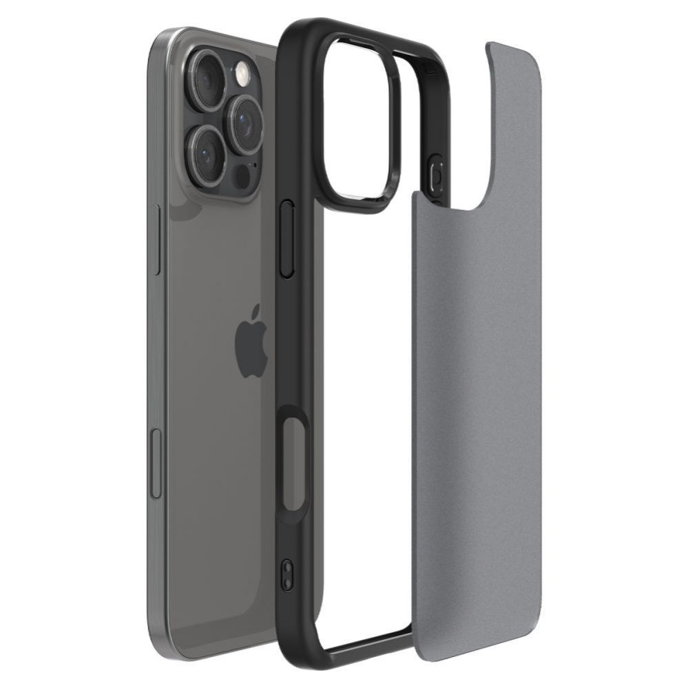 Back panel cover Spigen Spigen Ultra Hybrid Case for iPhone 16 Pro Max - Black