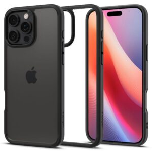 Nugarėlės dėklai Spigen  Spigen Ultra Hybrid Case for iPhone 16 Pro Max - Matte Black 