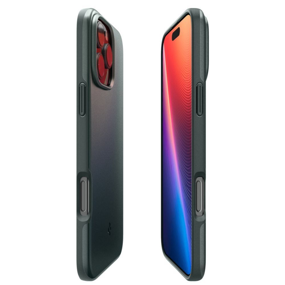 Back panel cover Spigen Spigen Thin Fit MagSafe Case for iPhone 16 Pro Max - Green