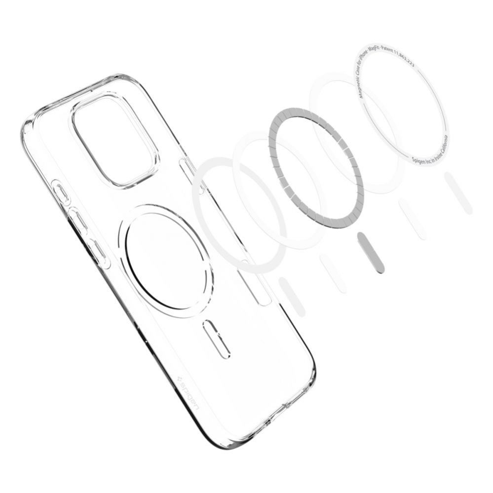 Back panel cover Spigen Spigen Liquid Crystal MagSafe Case for iPhone 16 Pro Max - Clear