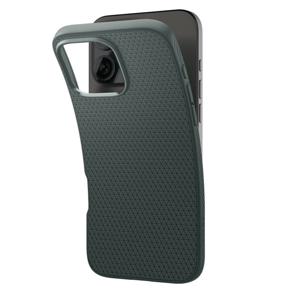 Back panel cover Spigen Spigen Liquid Air Case for iPhone 16 Pro Max - Green