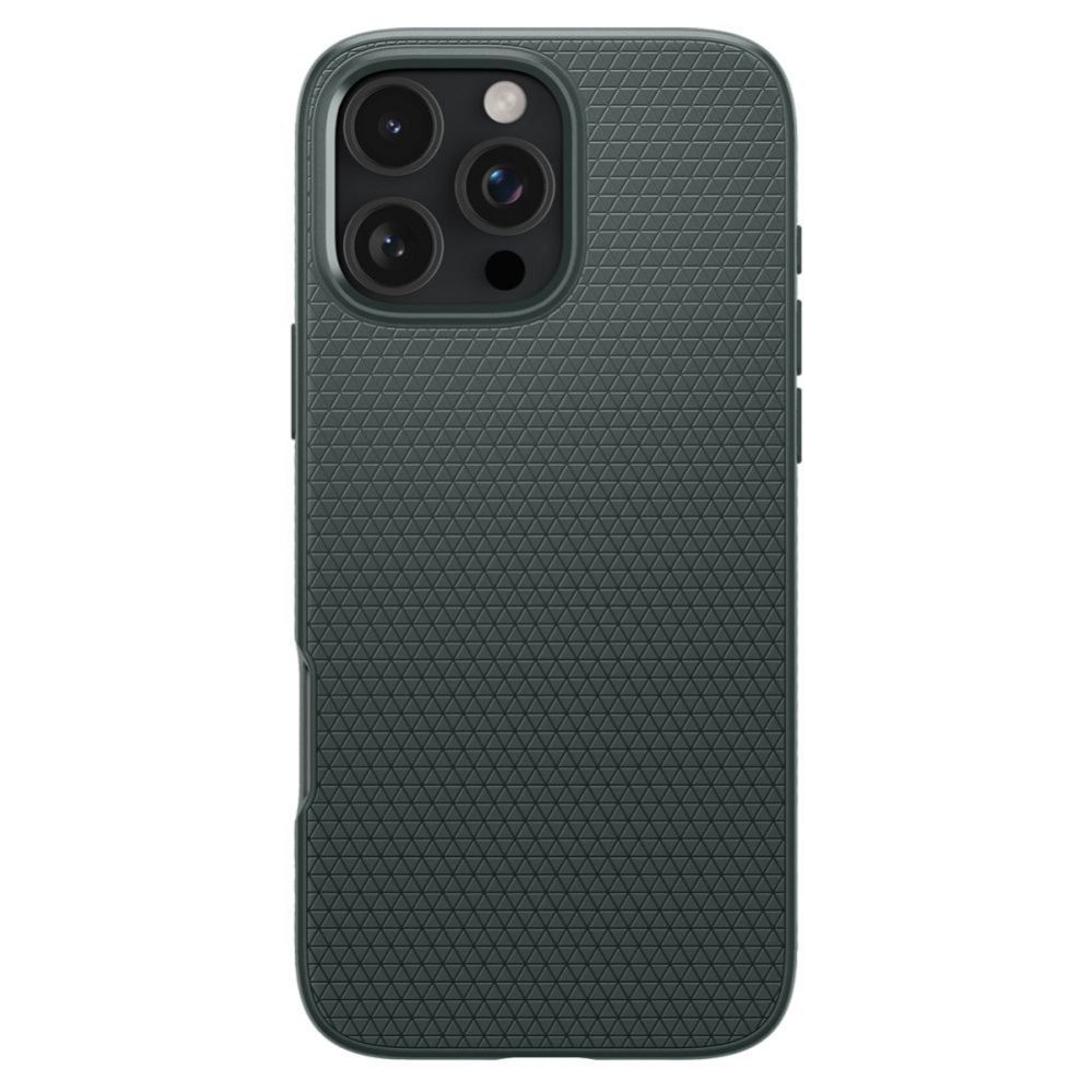 Back panel cover Spigen Spigen Liquid Air Case for iPhone 16 Pro Max - Green
