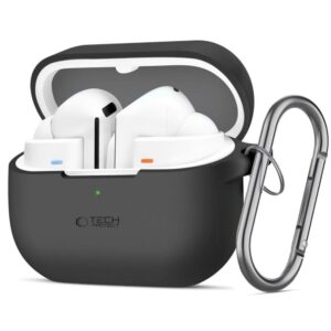 Cits mobilo telefonu aksesuārs Tech-Protect  Tech-Protect Silicone Hook Case for Samsung Galaxy Buds 3 / 3 Pro - Black 