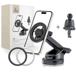 Cits mobilo telefonu aksesuārs Tech-Protect  Tech-Protect N56 Magnetic Holder with MagSafe - Black 