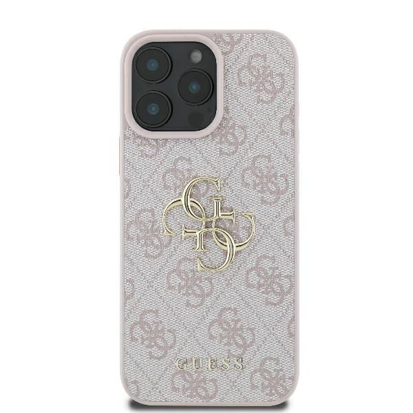 Other Phone Accessory Guess Guess 4G Big Logo Case for iPhone 16 Pro Max - Pink