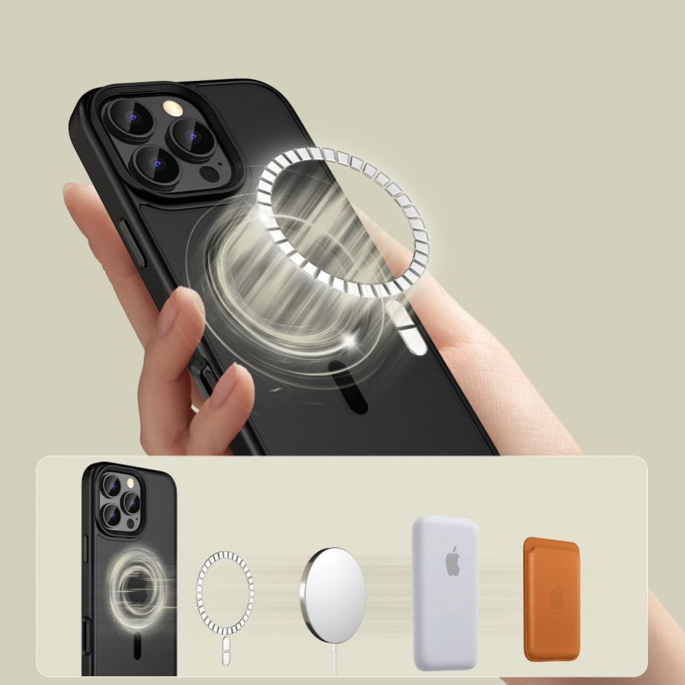 Cits mobilo telefonu aksesuārs Tech-Protect Tech-Protect MagMat MagSafe iPhone 16 Pro Case - Black