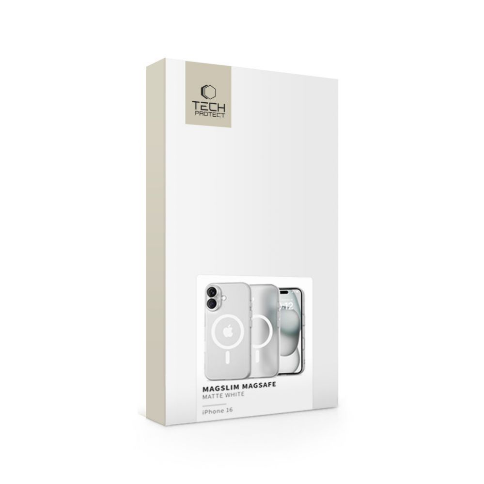 Cits mobilo telefonu aksesuārs Tech-Protect Tech-Protect MagSlim MagSafe iPhone 16 Case - Black