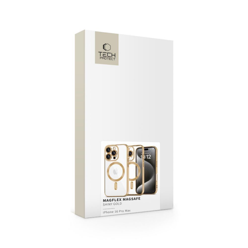 Cits mobilo telefonu aksesuārs Tech-Protect Tech-Protect MagFlex MagSafe Case for iPhone 16 Pro Max - Gold