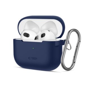 Maciņš austiņām Tech-Protect Apple Tech-Protect Silicone Hook Case for Apple AirPods 3 - Blue Blue