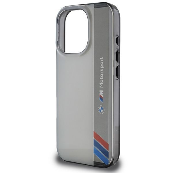 Other Phone Accessory BMW BMW Motosport IML Vertical Stripe iPhone 16 Pro Case - Gray