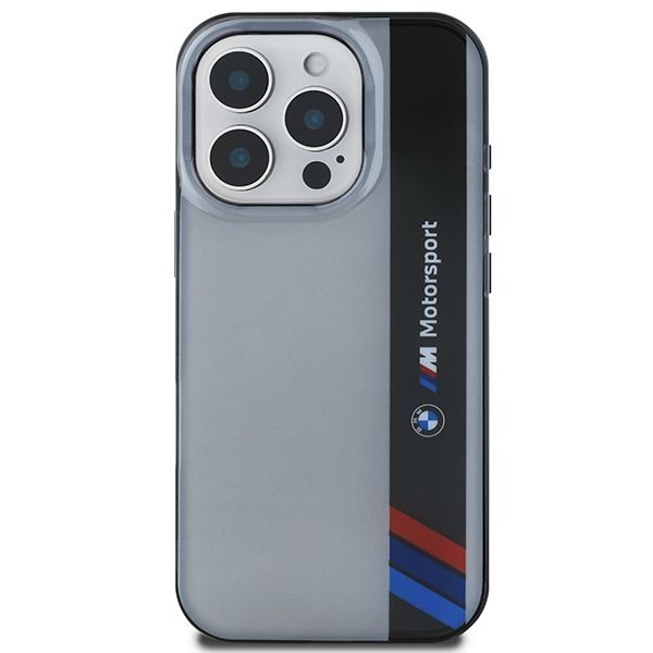 Other Phone Accessory BMW BMW Motosport IML Vertical Stripe iPhone 16 Pro Case - Gray