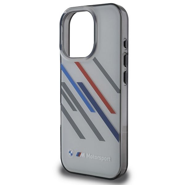 Muu telefoni lisavarustus BMW BMW Motosport IML Random Stripes iPhone 16 Pro Max Case - Gray