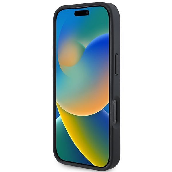 Other Phone Accessory BMW BMW Signature Leather Diamond Metal Logo MagSafe Case for iPhone 16 Pro Max - Black