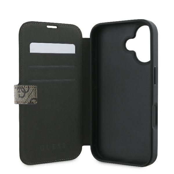 Muu telefoni lisavarustus Guess Guess 4G Metal Logo iPhone 16 Plus Case - Brown