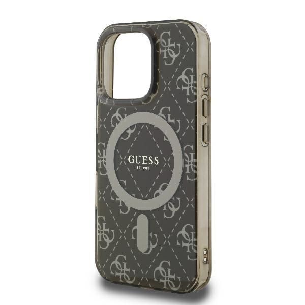 Muu telefoni lisavarustus Guess Guess IML 4G Background MagSafe iPhone 16 Pro Case - Brown