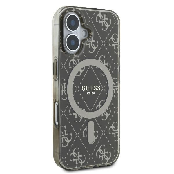 Muu telefoni lisavarustus Guess Guess IML 4G Background MagSafe iPhone 16 Case - Brown