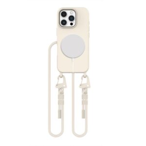 Kitas telefono priedas Tech-Protect  Tech-Protect MagNecklace MagSafe iPhone 16 Pro Case - Beige 
