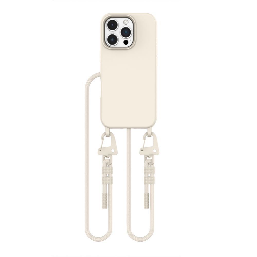 Other Phone Accessory Tech-Protect Tech-Protect MagNecklace MagSafe iPhone 16 Pro Case - Beige