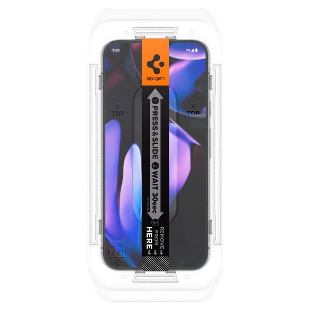 Muu telefoni lisavarustus Spigen Spigen Glas.tR EZ Fit Tempered Glass with Applicator for Google Pixel 10 / 10 Pro / 9 / 9 Pro (2 pcs.)