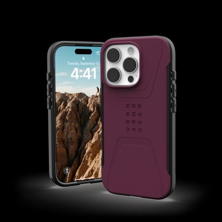 Muu telefoni lisavarustus UAG UAG Civilian Magsafe iPhone 16 Pro Case - Red