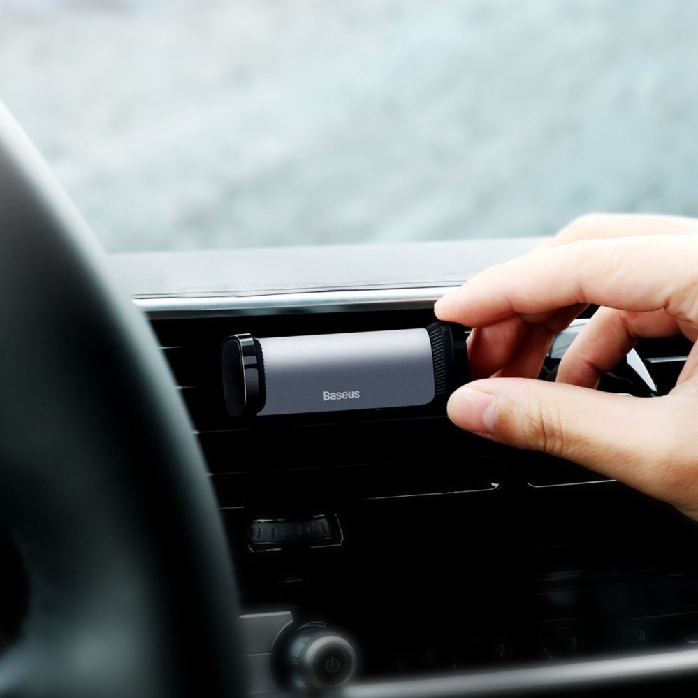 Auto holder Baseus Baseus Steel Cannon Clamp Holder to Ventilation Grid (black)