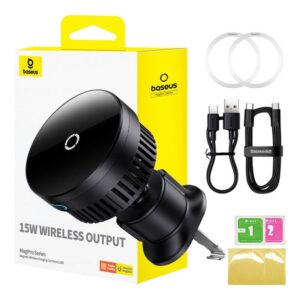 Auto holder Baseus  Magnetic Car Phone Holder Baseus MagPro 15W (black) 