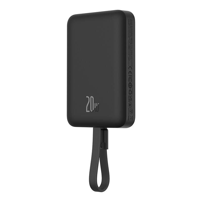 Väline aku Baseus Powerbank Baseus Magnetic Mini 10000mAh, Lightning 20W MagSafe (black)