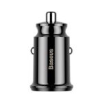 Automobiliniai įkrovikliai Baseus  Ładowarka samochodowa Baseus Grain 2x USB 5V 3.1A (czarna) 