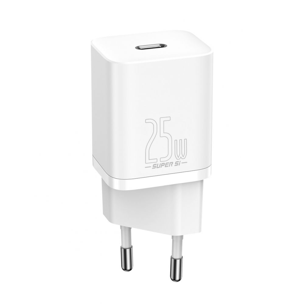 Adaptrid Baseus Wall charger Baseus Super Si Quick Charger 1C 25W (white)