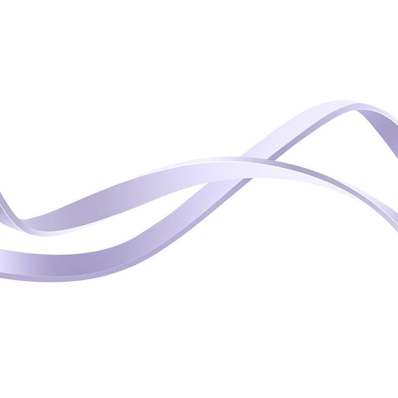 Cable Baseus Baseus Bright Mirror 3, USB 3-in-1 cable for micro USB / USB-C / Lightning 66W / 2A 1.1m (Purple)