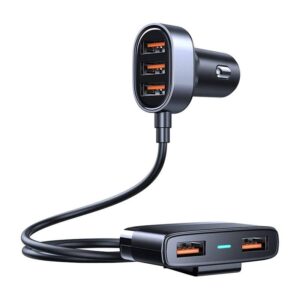 Auto charger Joyroom  Car charger Joyroom JR-CL03 5-Port USB (black) 