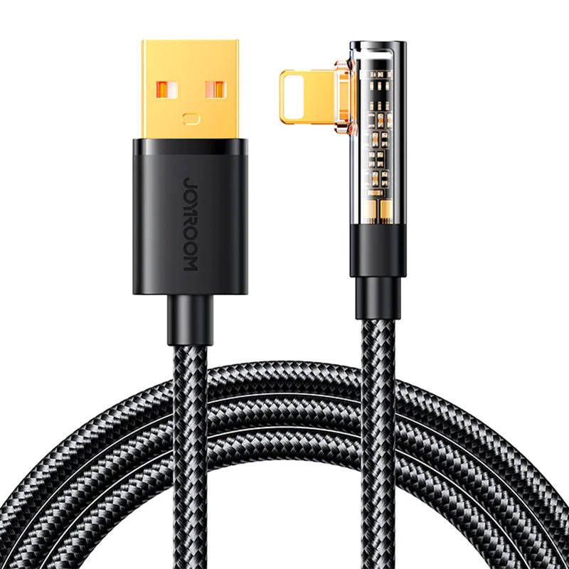 Cable Joyroom Angle Cable to USB-A / Lightning / 1.2m Joyroom S-UL012A6 (black)