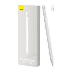 Puutepliiats Baseus  Smooth Writing Stylus with LED Indicators (Active) White 