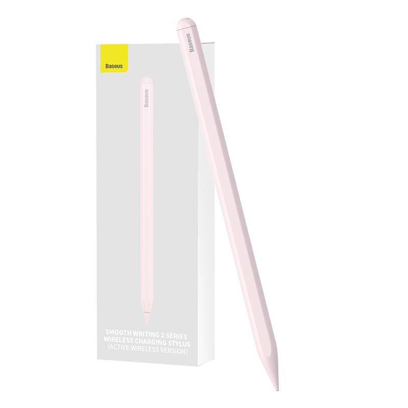 Puutepliiats Baseus Wireless charging stylus for phone / tablet Baseus Smooth Writing (pink)