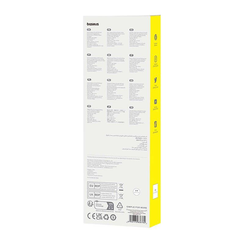 Puutepliiats Baseus Active stylus Baseus Smooth Writing Series with wireless and cabled charging (White)