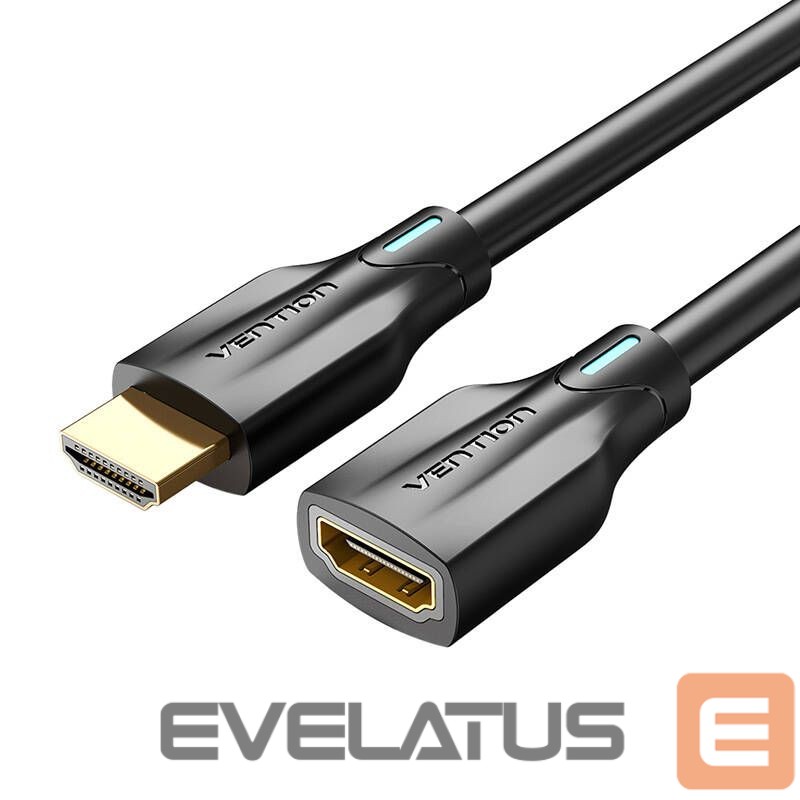 Üleminek Vention Kabel Przedłużający HDMI 2.1 Vention AHBBG, 1,5m, 8K 60Hz/ 4K 120Hz Czarny