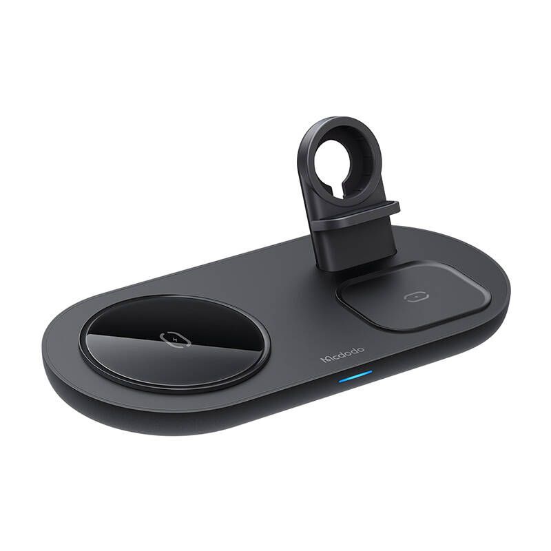 Autolaadijad Mcdodo Wireless Charger Mcdodo CH-7061 3 in 1 15W (mobile/TWS/Apple watch) (black)