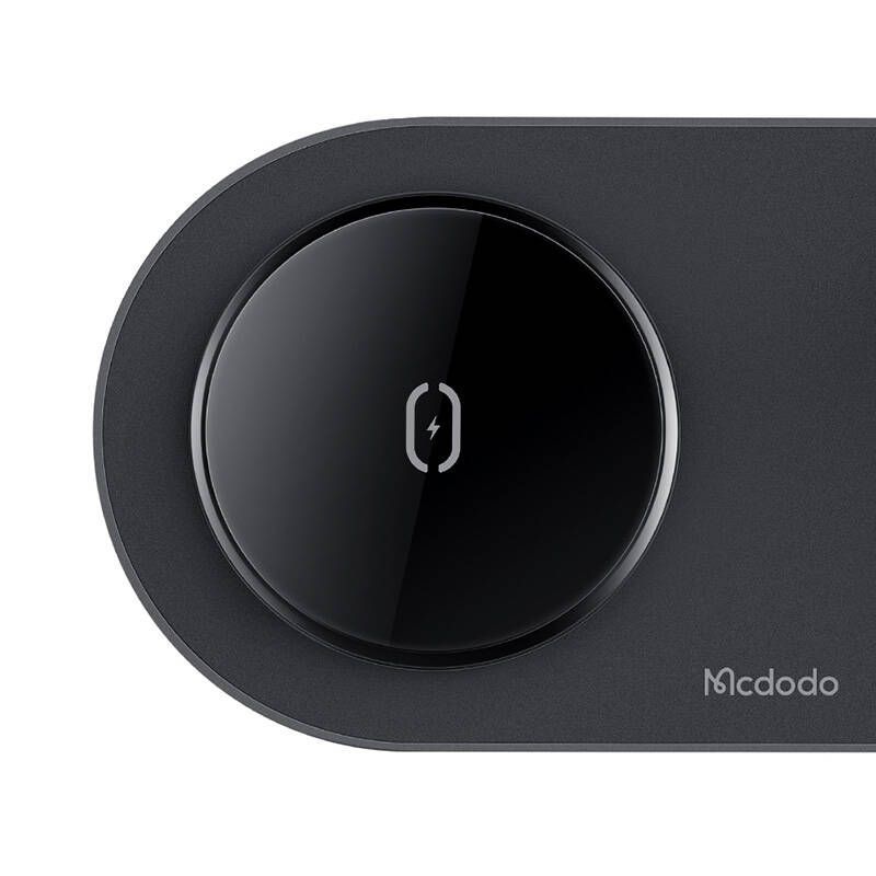 Autolaadijad Mcdodo Wireless Charger Mcdodo CH-7061 3 in 1 15W (mobile/TWS/Apple watch) (black)