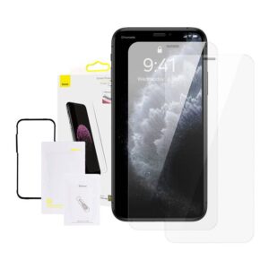 Protective glass Baseus  Baseus 0.3mm Full-glass Tempered Glass Film(2pcs pack) for iPhone XS Max/11 Pro Max 6.5inch 
