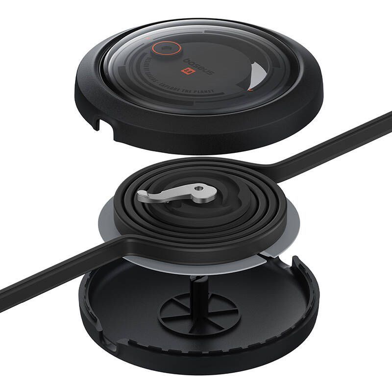 Cable Baseus Fast Charging Cable 3in1 Baseus Free2Draw, USB to micro USB+USB-C+Lightning, 3.5A, 1.1m (black)