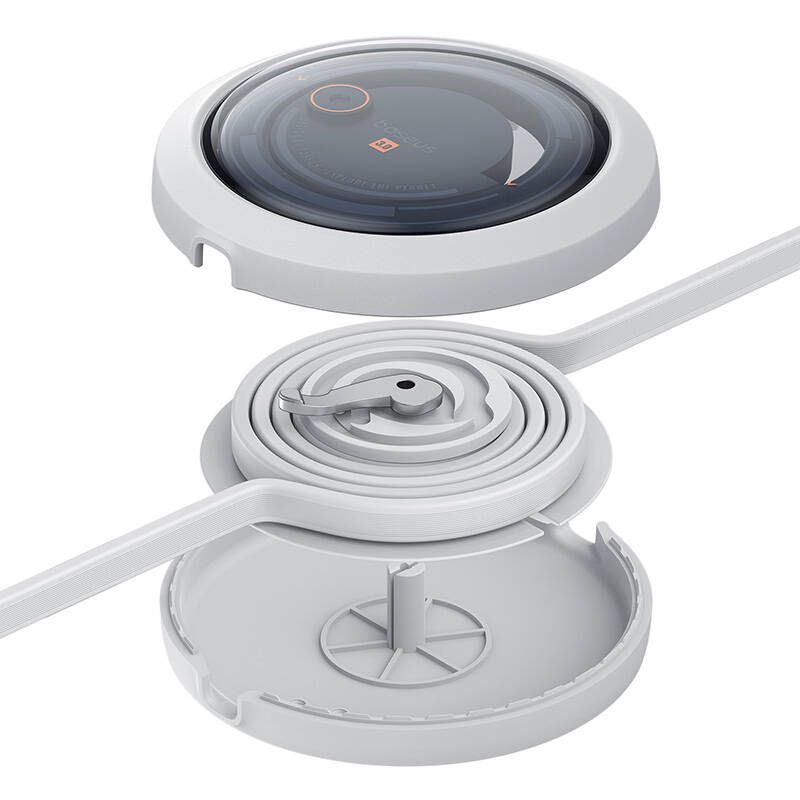 Cable Baseus Fast Charging Cable 3in1 Baseus Free2Draw, USB to micro USB+USB-C+Lightning, 3.5A, 1.1m (white)